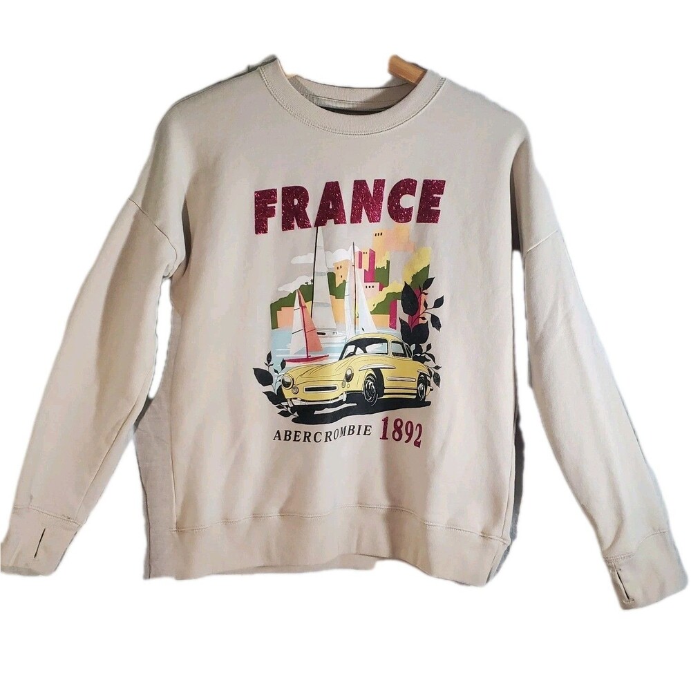 Abercrombie & Fitch Sweater Girl  France Graphic Kids  11/12